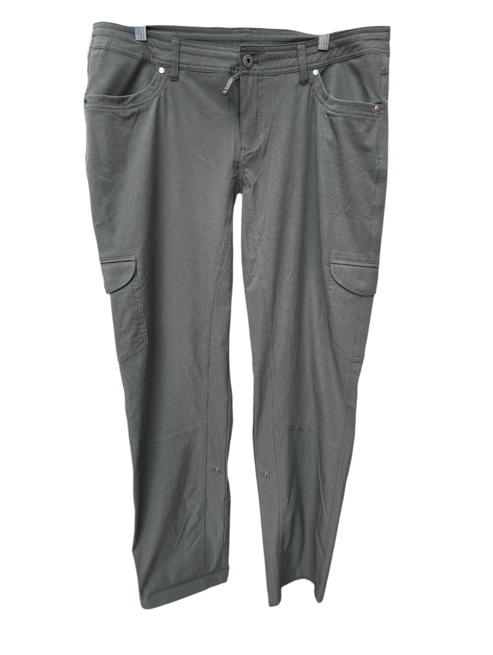 Kuhl Women's Freeflex Roll-Up Convertible Hiking Pants Size 14 - Koal Color 6495